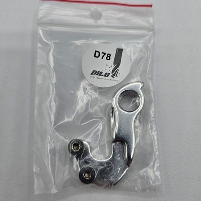 NEW Bicycle Bike Derailleur Hanger Pilo D78 Silver