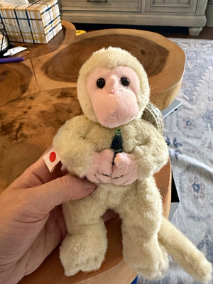 Coca-Cola Coke Mini Plush Monkey Bean Bag Toy Vintage 1998 MPN 142