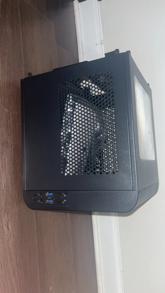 Thermaltake Core V1 SPCC Mini ITX Cube Computer Chassis - Black - Image 3 of 3