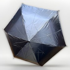 Mini Pocket Push Up Black Umbrella 8.5  -20.5  Small Purse