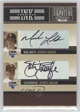 2005 Donruss Signature Series Mark Loretta Sean Burroughs #IS-15 Auto