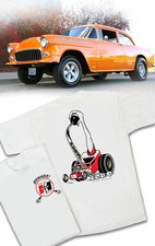 Hurst Beware T-shirt - Gasser Decal Hairy Arm Wheel Shifter Hot Rod Drag