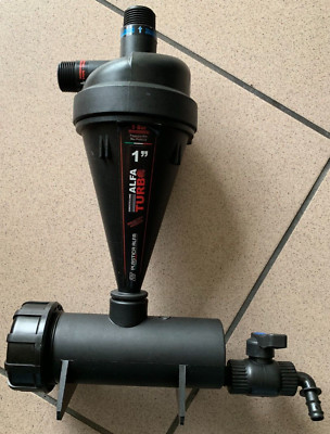 HYDROCYCLONE 1'' WATER FILTER SAND SEPARATOR NPT by PLASTICA ALFA - MADE IN ITALY