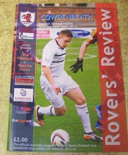 RAITH ROVERS PROGRAMME 2013/14 - Bild 28 von 28