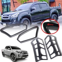 Cover Scheinwerfer RÜCklicht Matt Schwarz For Isuzu D-MAX Dmax Pickup 15-18