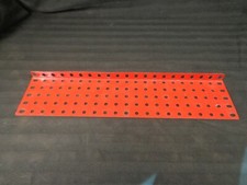 Gilbert Erector  18 - 5 x 21 HOLE BASE PLATE - 1960'S RED STEEL Clean Original