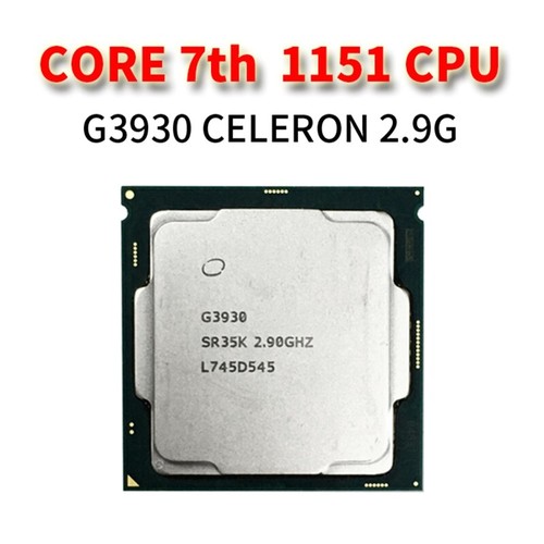 IntelCeleron G3930 G3900 Dual Core Processor Dual Thread CPU 2.9GHz 2MB LGA1151 - Picture 8 of 8