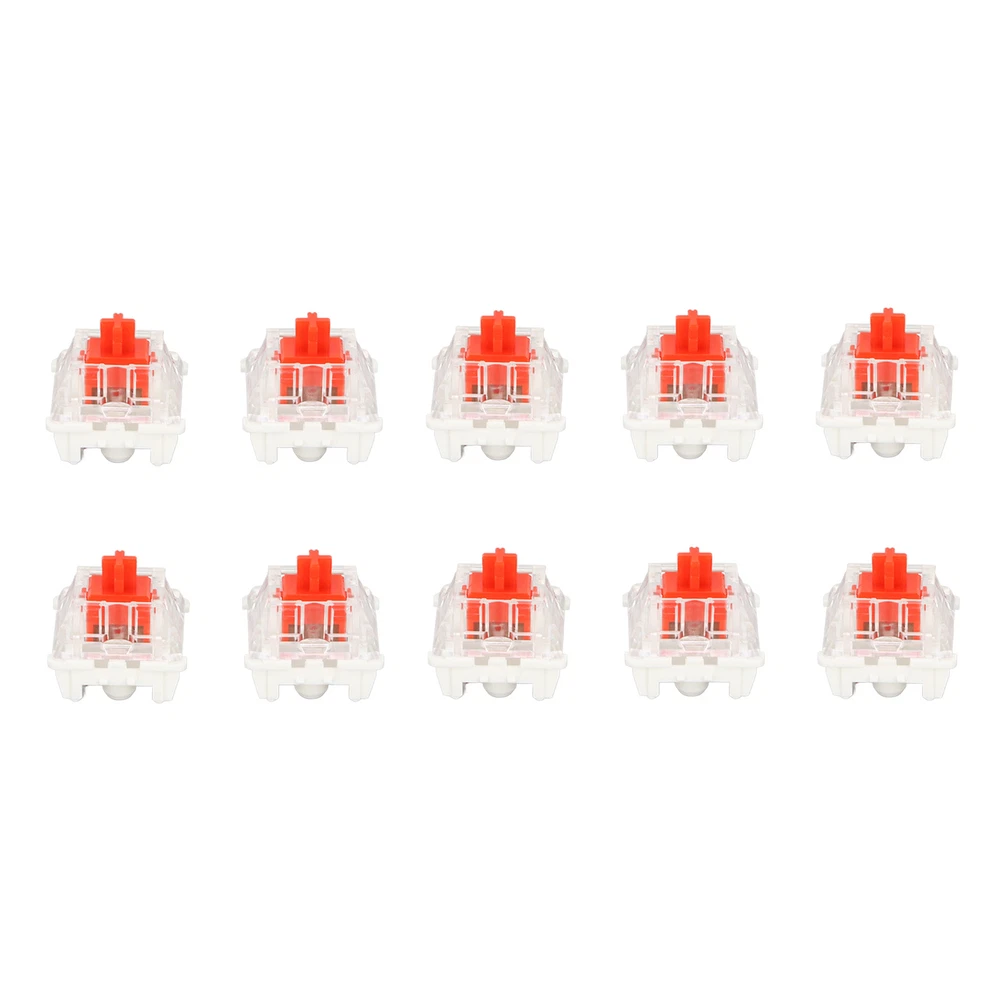 10Pcs Red Switch Mechanical Keyboard with Alloy Touch Spot Tech BEA