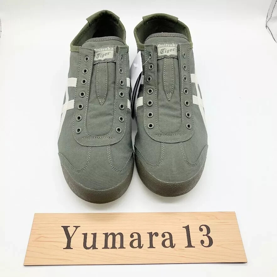 Onitsuka Tiger MEXICO 66 SLIP-ON MANTLE GREEN/BIRCH 1183b603-301