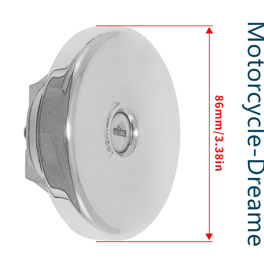 For Kawasa Fuel Gas Tank Cap Fit VN1700C VN1600A W800 Vulcan 500 1500 VN2000G Foto 3 de 4