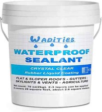 Waterproof Sealant Clear 2L 70Oz Wall Bathroom Roof WaterBased Coating Invisible