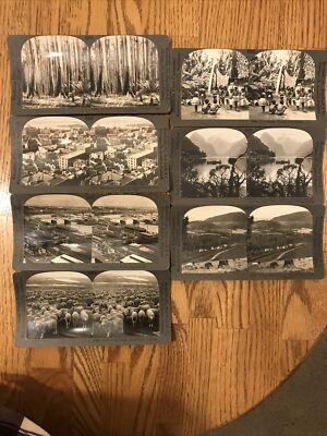 Australia Stereoview Cards Keystone View Co New Guinea/Zealand Tasmania