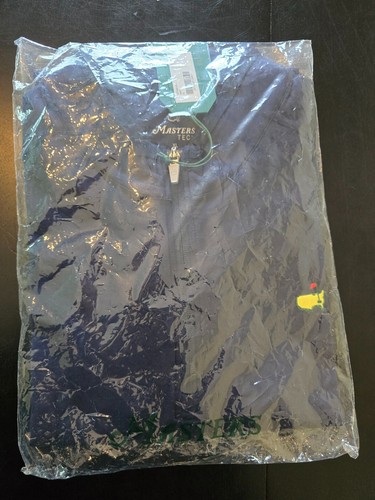 Authentic 2025 Men's Masters Tech Augusta National Green 1/4 Zip Pullover XL
