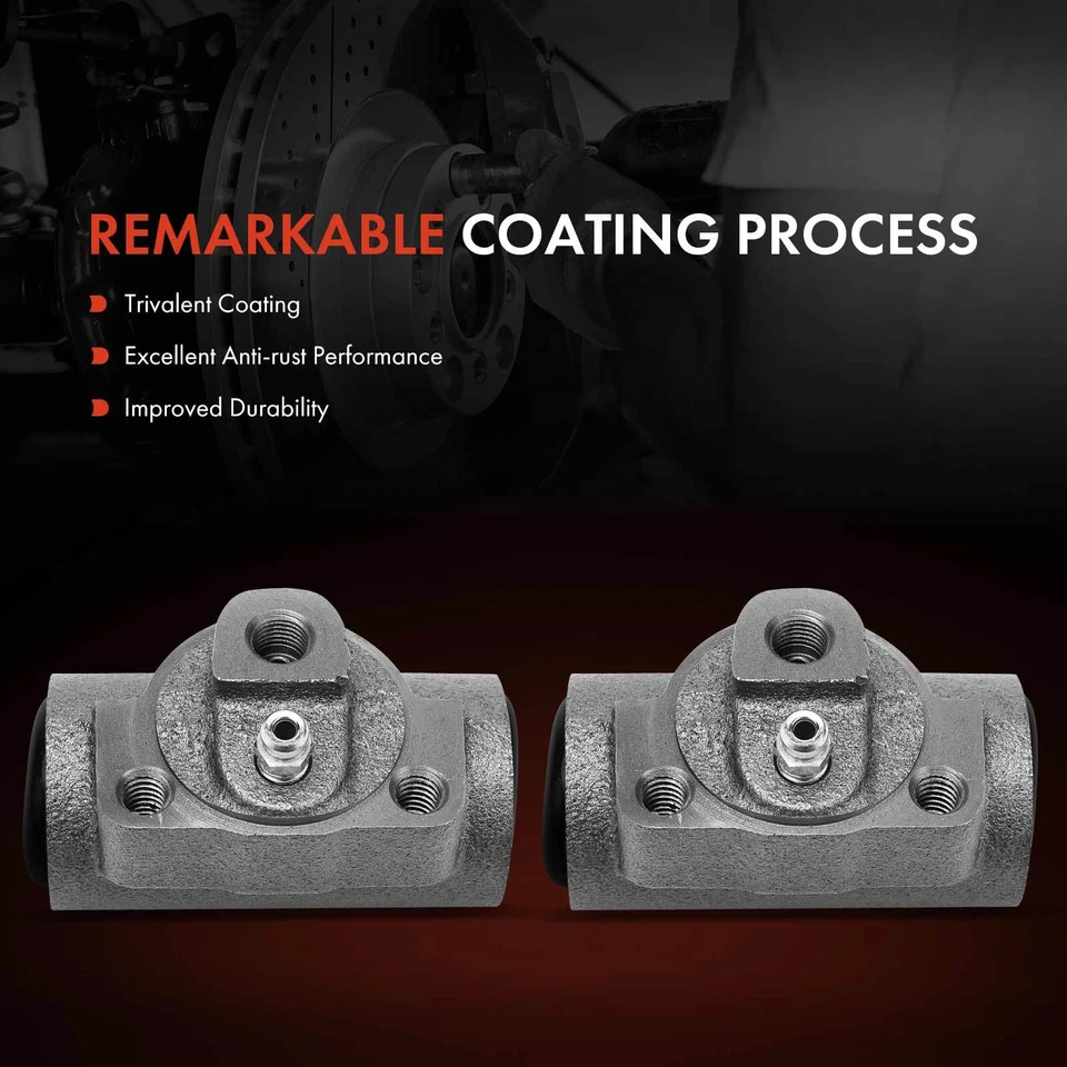 2 цилиндра заднего бокового барабанного тормоза для Chevy G30 C20 C30 GMC C25 K25 Suburban - Изображение 4 из 4