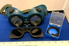 Welding Goggles Flip Rubber Plastic CHOB ANSIZ 87.1  With spare headband