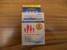 MotionEaze Motion Sickness Relief  All Natural Family Formula .17 fl oz Exp 7/26