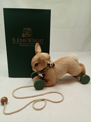 New 10'' Hippity-Hoppity Rabbit w/Box 129/150 R John Wright Dolls VT USA 2017