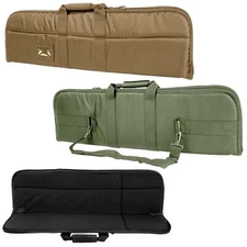 NcSTAR 2910 Single Rifle Case Padded Hunting Range Gear Carry Storage 32"-34"