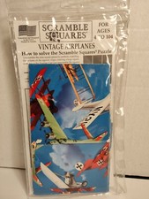 Original -- VINTAGE AIRPLANES -- SCRAMBLE SQUARES --