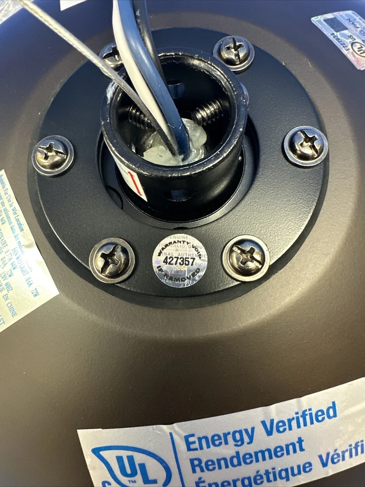 MOTOR ONLY - Monte Carlo Fan Company Discus Classic Ceiling Fan Roman Bronze - Image 2 of 3