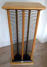 DEJA CD Ständer Regal CD Aufbewahrung für 98 CDs Holz Buche