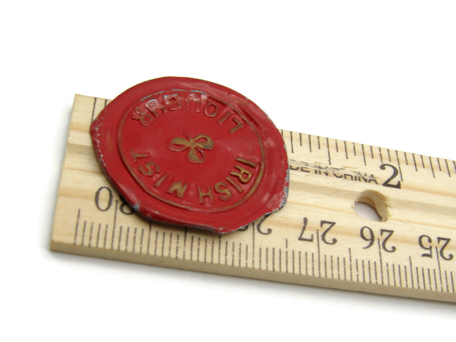 Irish Mist Liqueur Bottle Top Red & Gold Tone eBay