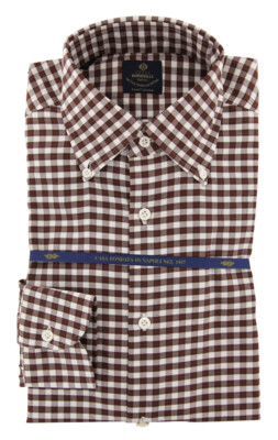 Luigi Borrelli Brown Shirt - Slim - (EV06RC4127062)