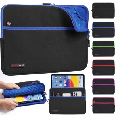 TECHGEAR Bubble Neoprene Zipped Sleeve Case for Microsoft Surface Pro 11 10 9 8 7 6 5 4 3