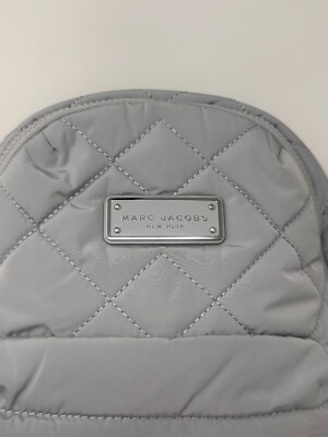 【未使用級】MARC JACOBS　NYLON BACKPACK　グレー NWT MARC JACOBS Quilted Nylon Backpack - Gray | eBay