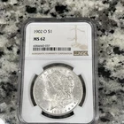 1902 O Morgan Silver Dollar NGC MS 62