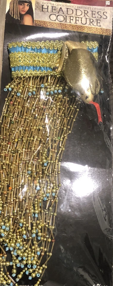 Vestido de cabeza de dioses y diosas disfraz elegante Halloween accesorio para adultos nuevo Foto 2 de 4