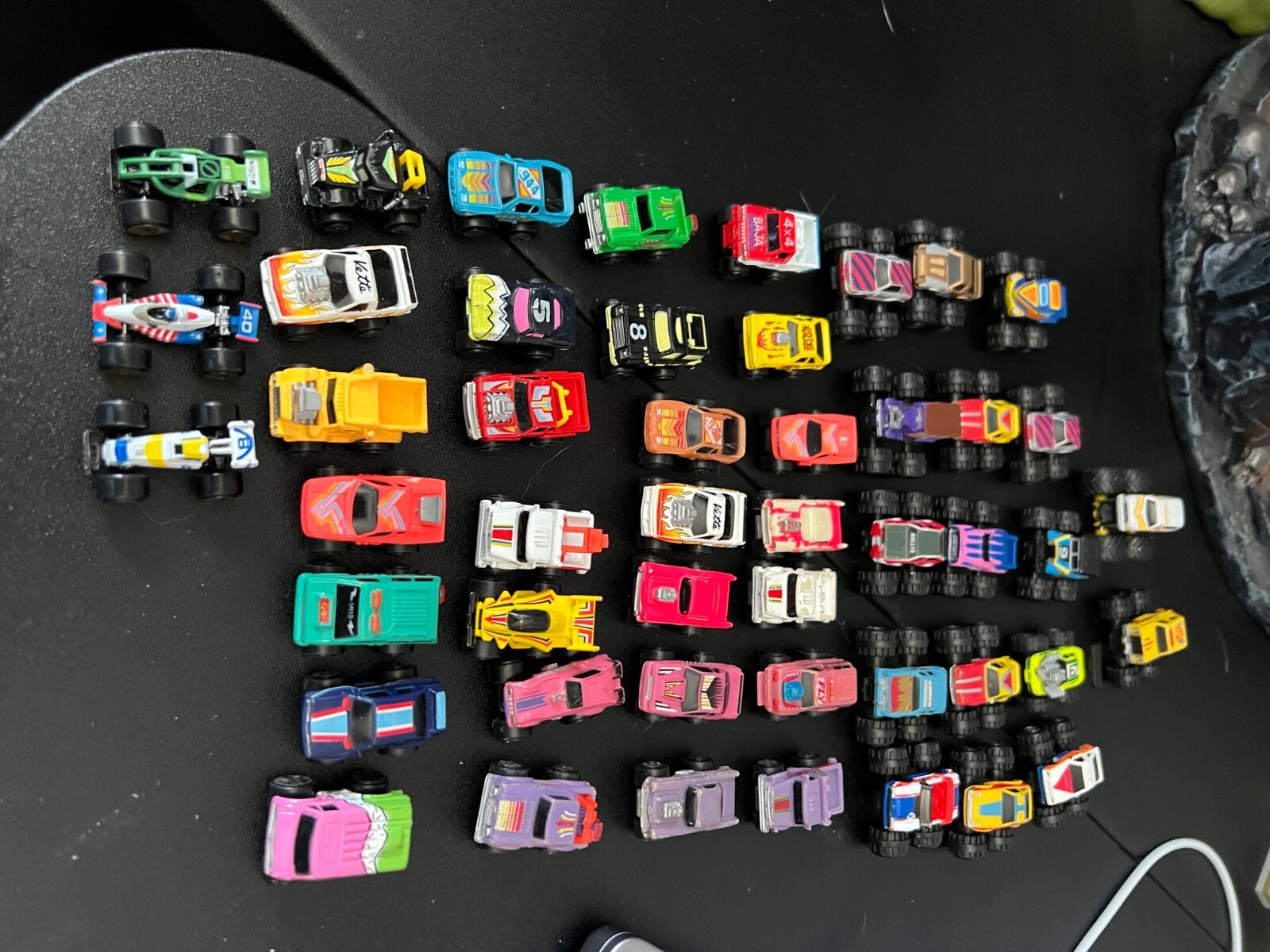 Lot of 48 Vintage Micro Machine & Monster Truck Cars** Micro Machines