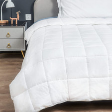 Lightweight Cotton Twin XL Duvet Insert, Soft Down Alternative Comforter