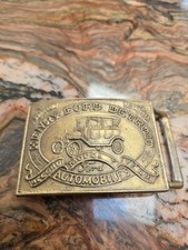 Ford Belt Buckle Vintage Made Of Brass Model T