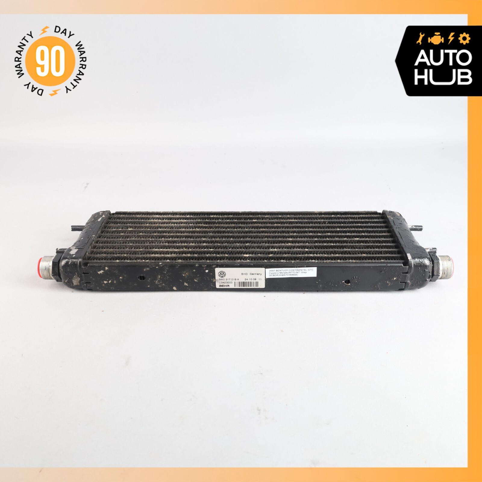 03-13 Bentley Continental GTC Speed Transmission Oil Cooler Radiator OEM