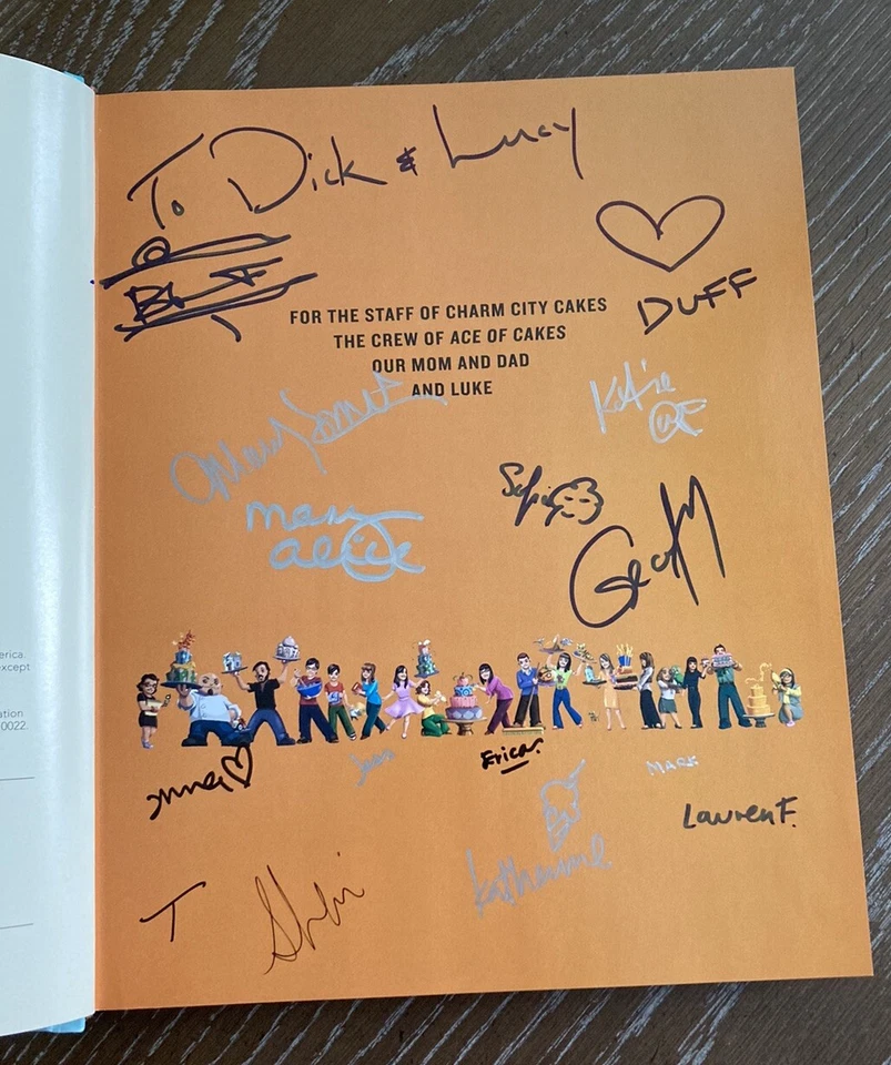 Autographed Ace of Cakes: Inside the World of Charm City Cakes by Duff Goldman Foto 2 de 4