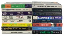 Cassette Tape Singles Lot Of 16 Various Artists Cardboard Cases Sealed 1
