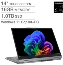 Lenovo Ideapad 5x 14" 2-in-1 Touch, Snapdragon, 16GB RAM, 1TB SSD, Windows 11