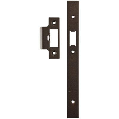Forend Strike & Fixing Pack passend für DIN Sicherheitsriegel Matt Bronze