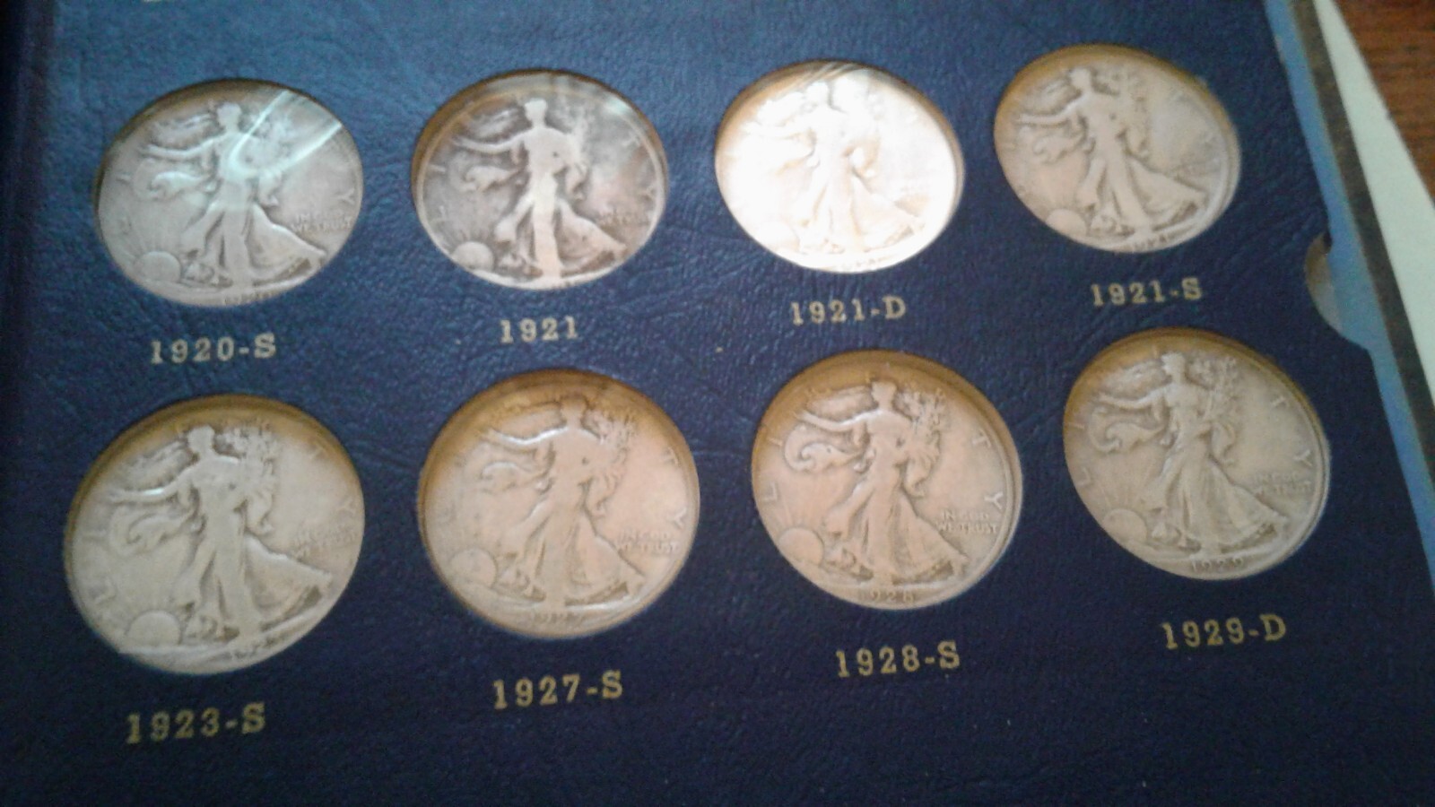 COMPLETE SET Walking Liberty Half Dollar 19161947 Graded 1921D & 1946 DDR001 eBay