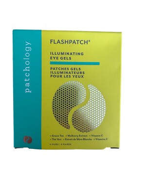 Patchology FlashPatch Illuminating Eye Gels 5 pairs - NEW/Sealed