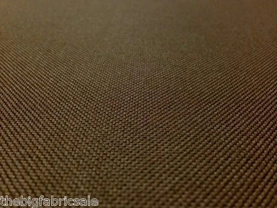 TOUGH WATERPROOF BROWN OUTDOOR CANVAS FABRIC MATERIAL COVER CORDURA TYPE!