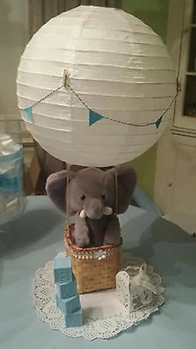 Elephant Hot Air Balloon Centerpiece Baby Shower Centerpiece