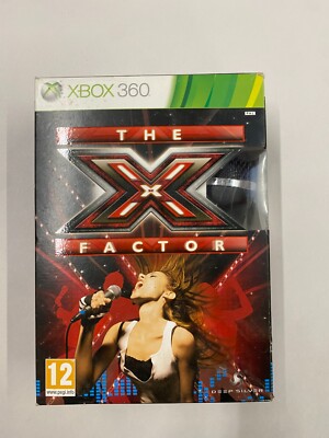 X Factor inkl. Einzelmikrofon (Verpackung Gebrauchsspuren) - Xbox 360 UK Version versiegelt!