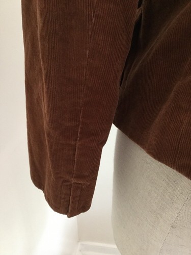 Talbots Blazer Jacket Women Size Petite P Corduroy Brown 3 Button - Picture 5 of 5