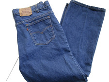 Levi 517 USA made blue jeans sz 40x30 boot cut denim pants orange tab dark wash