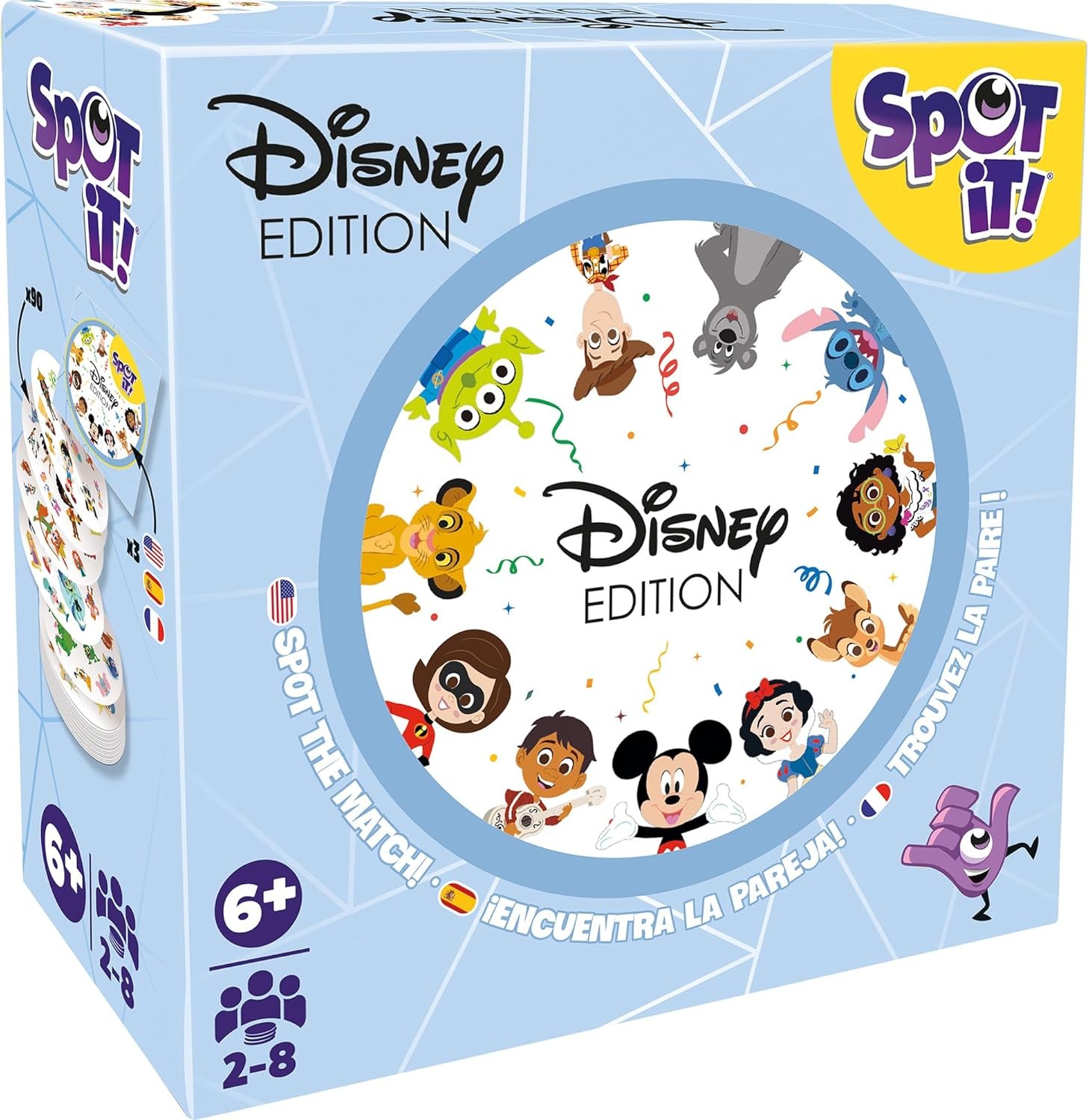 Zygomatic: Spot It!: Disney Edition - Card Game