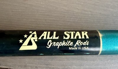 RARE All Star Graphite Rods USA Made Blue Water Angler 6   30-80 Lb BA6460HC-RT