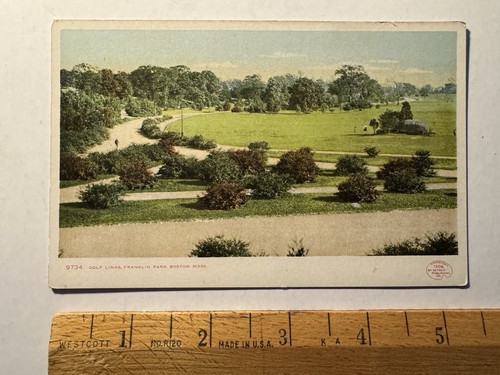 Historic Post Card From The Franklin Park Golf Links In Boston, Massachusetts