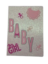 Welcome Baby Girl New Baby Handmade Greeting Card Congratulations Baby Girl